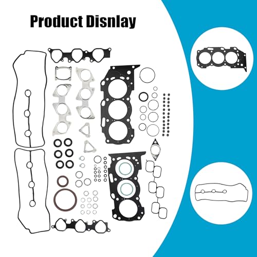 Image of GXARTS Engine MLS Cylinder Head Gasket Set HS26290PT Compatible with Toyota Tacoma 4Runner FJ Cruiser Tundra 4.0L DOHC 1GRFE 2003-2011 HGS969 HS26330PT HS54462