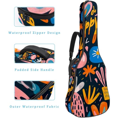 Housse de transport guitare imperméable avec double bretelle réglable - 4