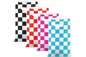 Checkered Gift Bags: Ultimate Party Accessories