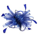 Este precioso, elegante y atemporal tocado de plumas de inspiraci¨n vintage es adecuado para bodas, fiestas tem¨ticas para tomar el t¨¦, fiestas en jardines, Pascua, misas, c¨cteles, desfiles de moda, carnavales, actuaciones o cualquier ocasi¨n especial.