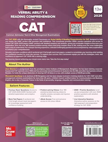 Image of Arun Sharma CAT Bundle /Set of 4 books - Quantitative Aptitude(Quant) + Verbal Ability & Reading Comprehension(VARC) + Logical Reasoning(LR) + Data Interpretation(DI) | CAT 2026 Exam | Edition