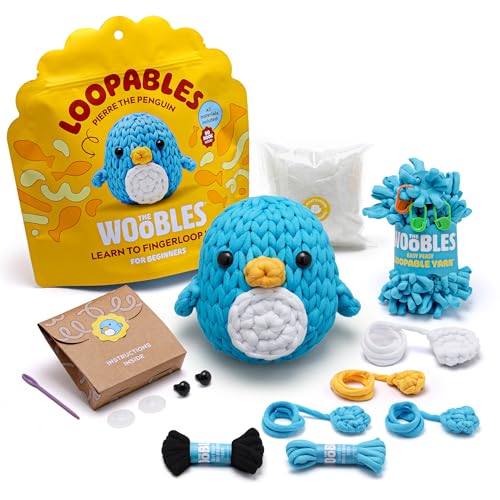 Image of The Woobles Loopables Crochet Kit for Beginners+ (Pierre the Penguin)