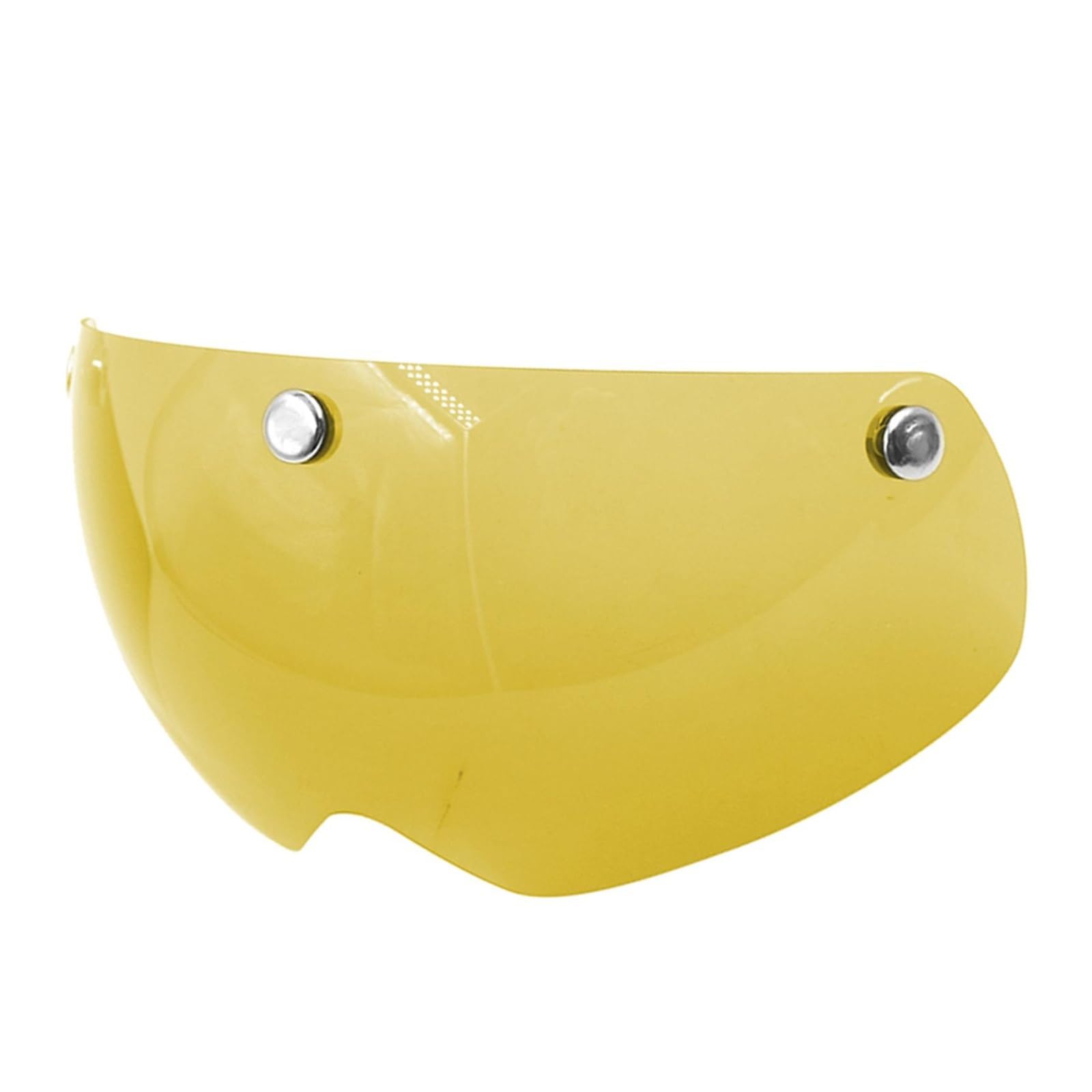 Helmvisier, Magnetische Schutzbrille, Abnehmbarer Helm, UV-Schutz, Brillen, Augenersatzgläser Compatible with Fahrrad-, Motocross- und Fahrradhelme, Aufprallschutz(Yellow)