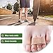 Povihome Hammer Toe Straightener Tapes, 8 Pack Toe Wraps Splint to Realign Hammer Toe, Overlapping Toe and Crooked Toes