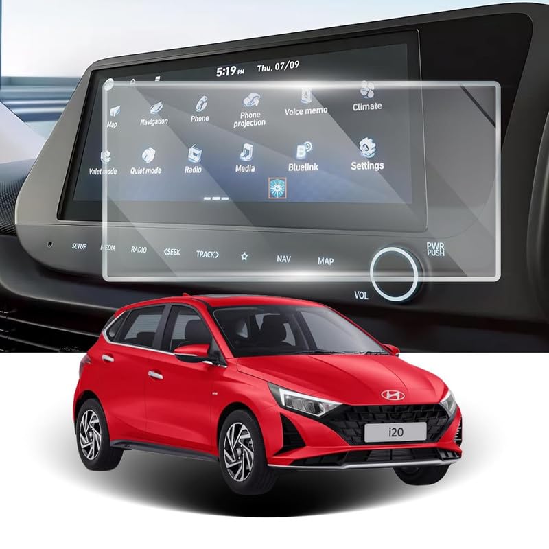 Image of Hyundai I20 (10.25 Inch) Touchscreen Protector Guard - (Not a Tempered Glass)