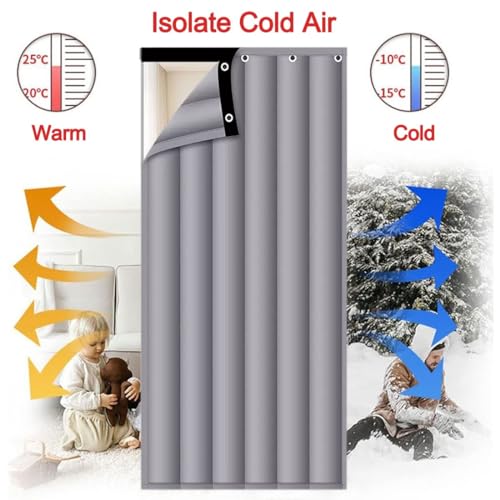 Rideau occultant thermique isolant phonique coton marron FATACO - 3