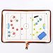 Tableau des Tactiques de Hockey sur Glace,Tableau de Formation des Athlètes,Dossier de Presse-papiers Tactique d'entraîneur,matériel d'entraînement de palet,Avec fermeture éclair,pièces d'échecs.
