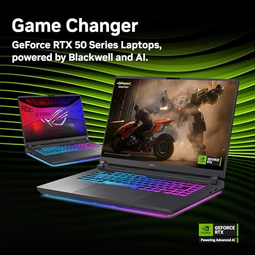 ROG Strix G16 (2025) Gaming Laptop, 16" FHD+ 16:10 165Hz/3ms Display, NVIDIA GeForce RTX 5050, Intel Core i7 14650HX, 16GB DDR5, 1TB PCIe Gen 4 SSD, Wi-Fi 6 - Notebook - Immagine 9