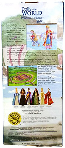 Muñeca Barbie Princesa de los Vikingos edición coleccionista miniatura 2
