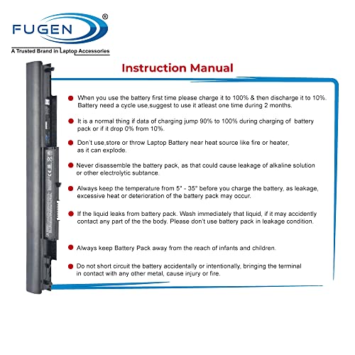 Fugen 4 Cell Jc04, JC03 Battery for H-P Pavilion 14-BS 14-BW 15-BS 15-BW 17-BS h-p 240 G6 h-p 245 G6 h-p 250 G6 h-p 255 G6, 919701-850 919700-850... - Image 6
