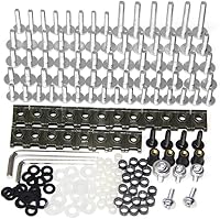 Vista 3 de WYNMOTO Compatible con Yamaha R1 YZF-1000 R1 2012 2013 2014 2015 2016 completo carenados de motocicleta de aluminio tornillos de cuerpo clips