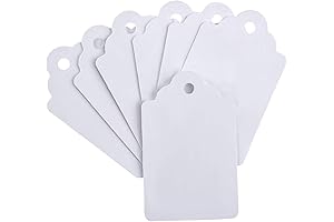 1000-Count Unstrung White Clothing Tag for Pricing