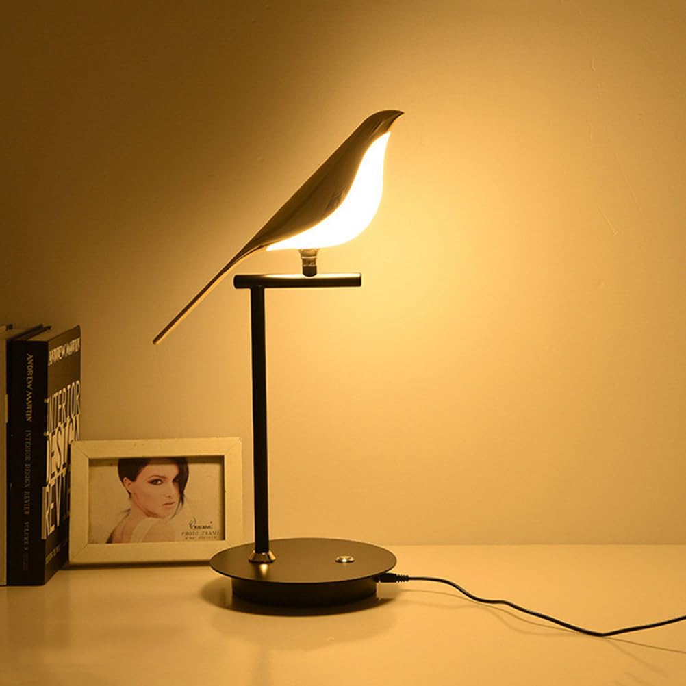 Lampada LED A Forma Di Uccello Con Aromaterapia – 3 Luci, Dimmerabile, Ricaricabile USB-C, 1800 MAh, Per Casa E Campeggio