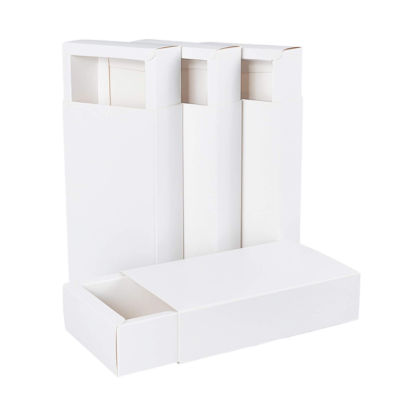 Boîtes cadeaux pour festival et mariage en papier blanc pour bonbons et bijoux fins