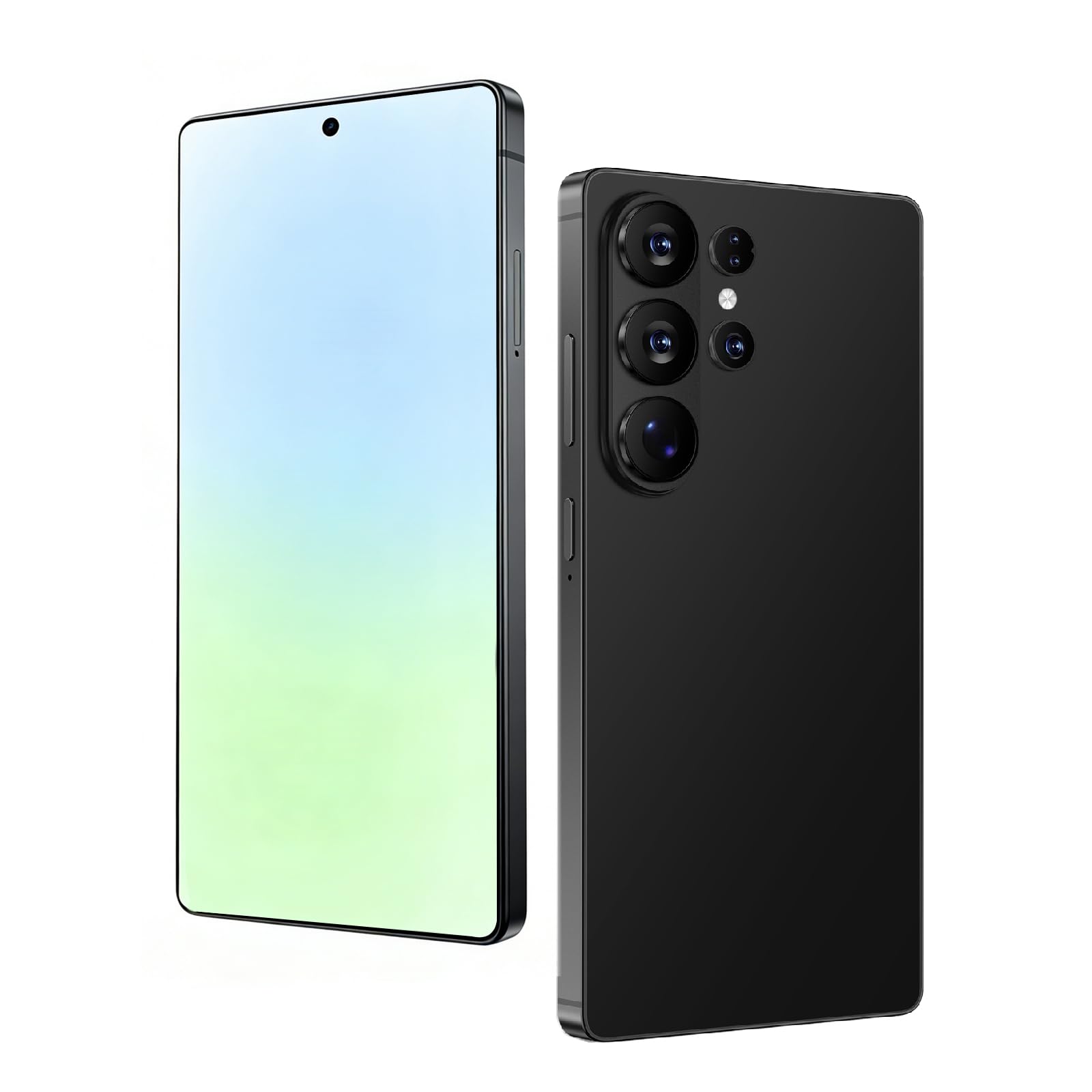Desbloquear el teléfono, Pantalla de 6.75 Pulgadas, 4GB RAM + 64GB ROM/TF 256GB, Cámara Doble, Soporte 4G LTE FDD TDD, Doble Tarjeta sim, Adecuada para Principiantes. (Deep Blue)
