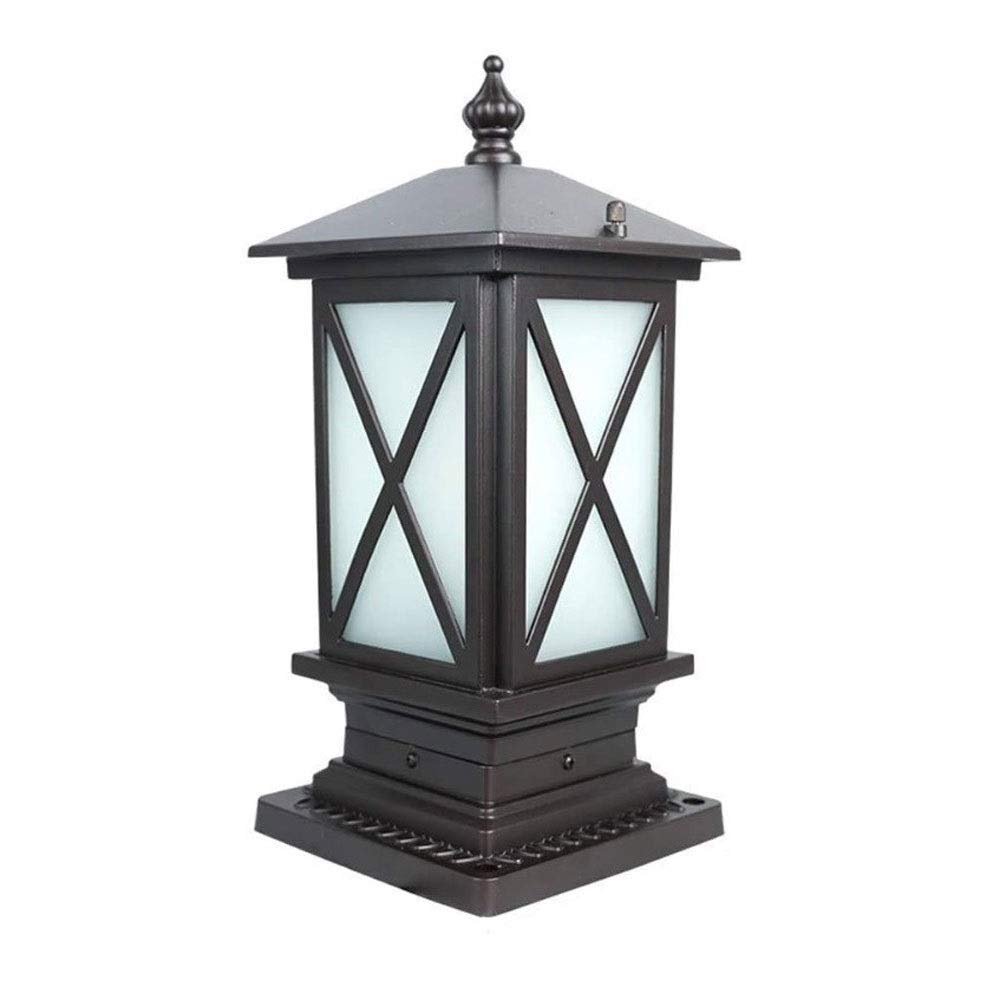 VDOQTLJT Retro and Elegant Wall Pillar Pights Door Garden Lights Villa Outdoor Waterproof Light Lamps