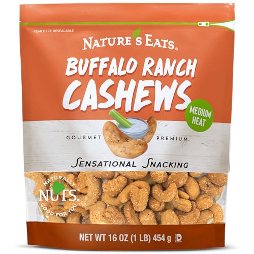 Image of Nature's Eats Buffalo Ranch Cashews 16oz