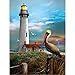 Produktbild 5D Diamant Malerei-Set, Gemälde Malen nach Zahlen 5D Kristall Diamond Painting Leuchtturm Strass-Stickerei Kreuzstich Kits Supply Kunst Basteln Leinwand Wanddekor Aufkleber Home Decor 30 x 40 cm