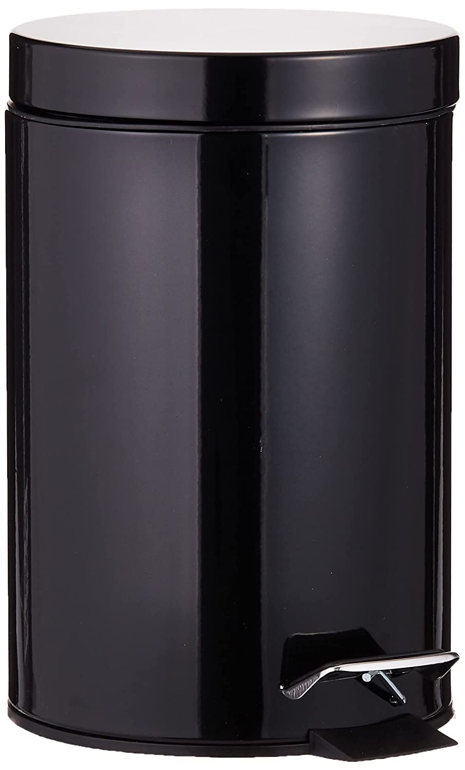 Vague Stainless Steel Pedal Bin, 3 Litre Capacity, Black