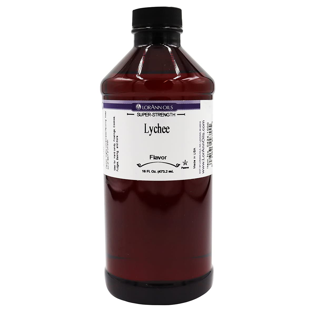 LorAnn Lychee SS Flavor, 16 ounce bottle