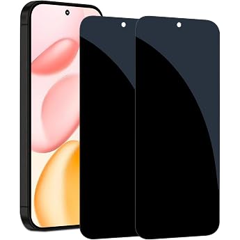 Tempered Glass Privacy Screen for Honor 400 5g Screen Protector Pack of 2 9H Glass Anti-Spy Film Anti-Scratch Full Cover Privacy Glass Protector