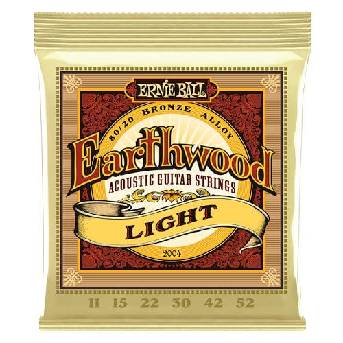 Ernie Ball Earthwood Light - Cuerdas para guitarra acústica,