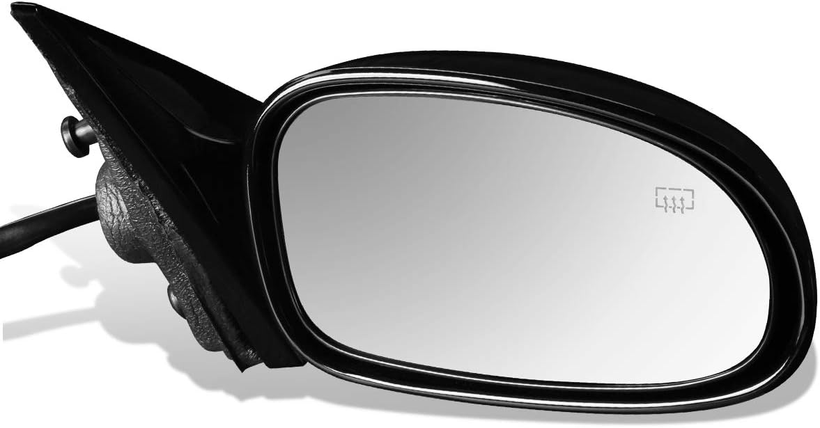 DNA Motoring OEM-MR-CH1321141 Factory Style Powered Adjustment Mirror with Heated Glass Right Side Compatible with 96-00 Town & Country