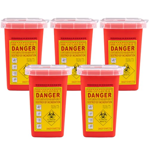 Collecteur pour aiguilles et lames de rasoir pour maison et salon de tatouage