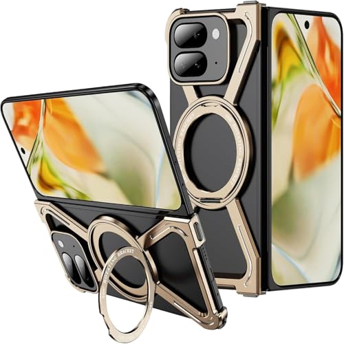 Coque Google Pixel 9 Pro Fold anti surchauffe sans cadre avec support or