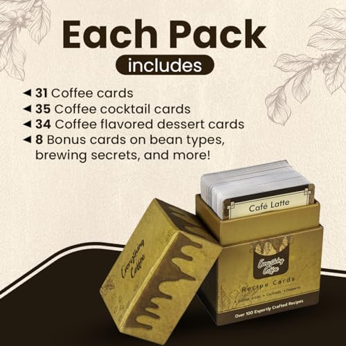101+ Coffee Recipe Cards