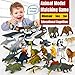 36 Small Animal Figurines Learning & Education Toys, Plastic Realistic Dinosaur Zoo Jungle Safari Sea Ocean Animal Figures, Preschool Learning Activities Matching Game Science Toys