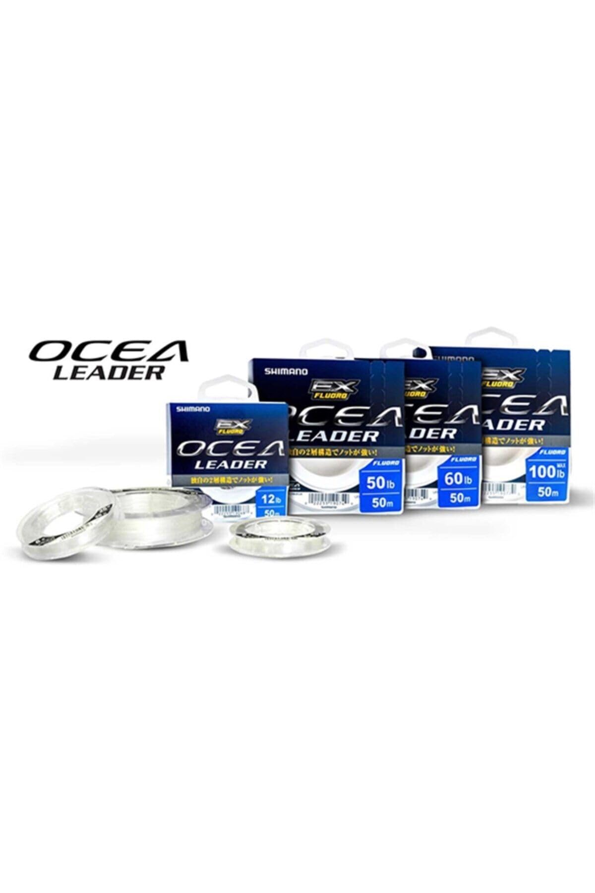 Fil Line Ocea EX Fluoro Leader 50lb pour sécuriser les combats en mer claire
