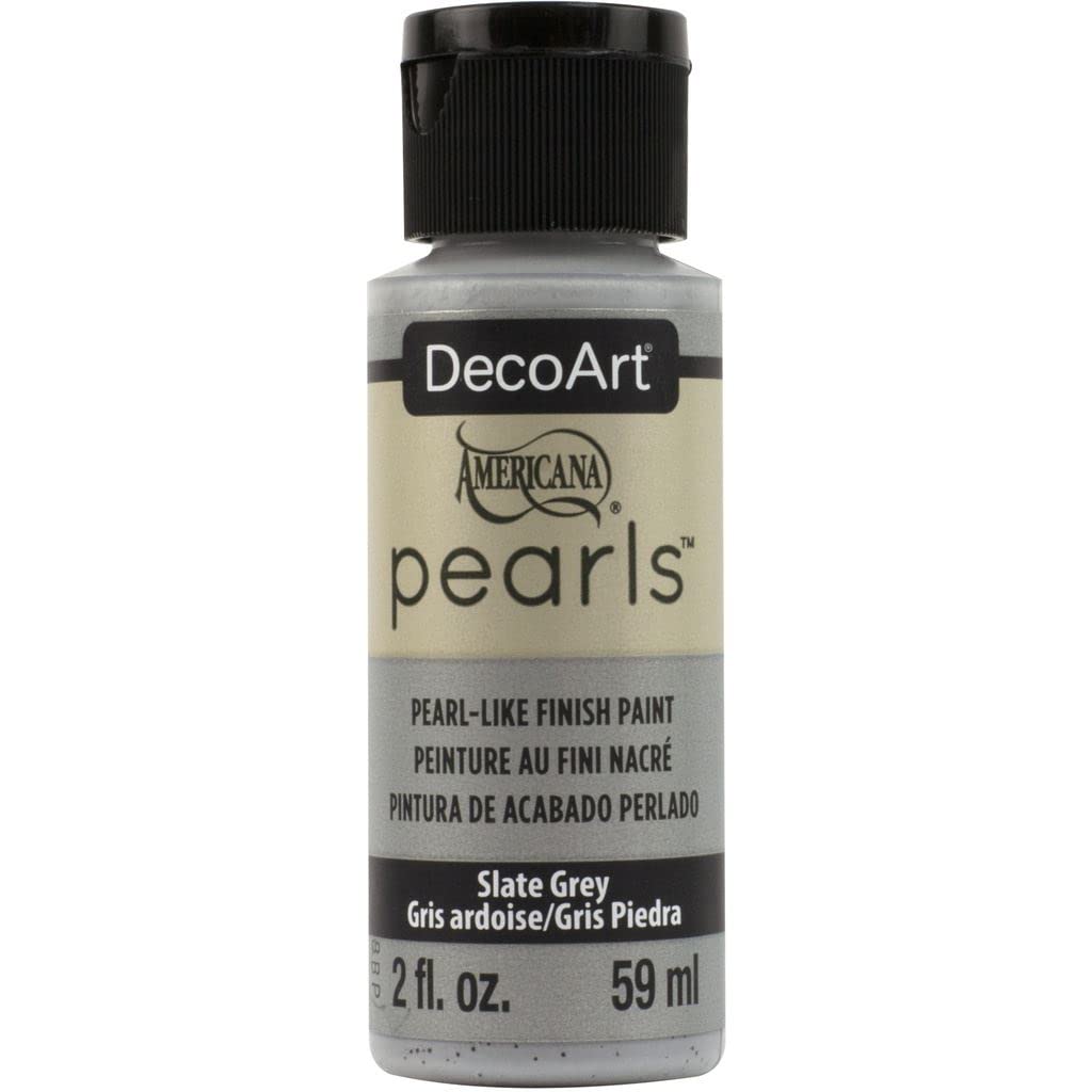 Decoart Slate Grey Deco Art Pearls Paint 2Oz One Size