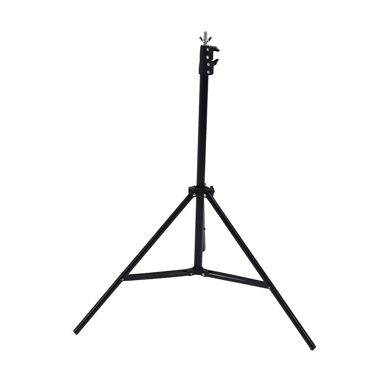 Jiawu Supporto per Sfondo Fotografico Regolabile Kit Accessori da Studio, | Treppiede in ferro resistente, altezza telescopica , con borsa per il trasporto e clip per video in studio