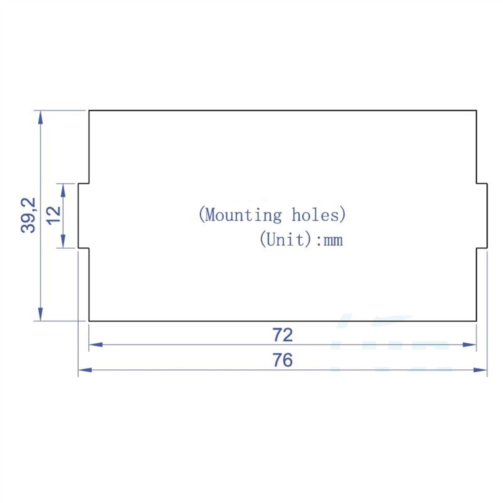 Amperímetro Digital LED, medidor de corriente CC, 2A, amperímetro, voltaje de suministro, 12V, 5V, 24V, Panel de amperios, herramientas de medición de corriente(Red,Power supply DC5V)