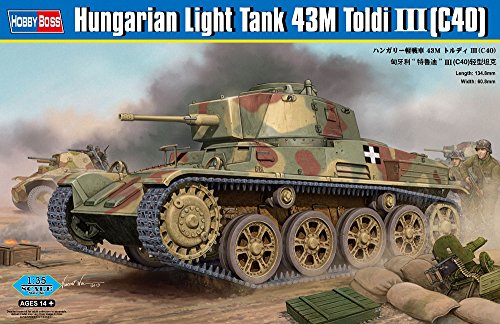 Preisvergleich Produktbild Hobby Boss 82479 Modellbausatz Hungarian Light Tank 43M Toldi I(C40)