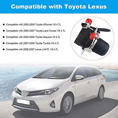 Jdmon Compatible With Smog Pump Secondary Air Injection Pump Toyota Tundra 2007-2009 Sequoia 2005-2009 4Runner 2005-2009 Land Cruiser 2005-2007 Lexus Lx470 2005-2007 4.7L Air Pump Replace 176100C010 #TOP1