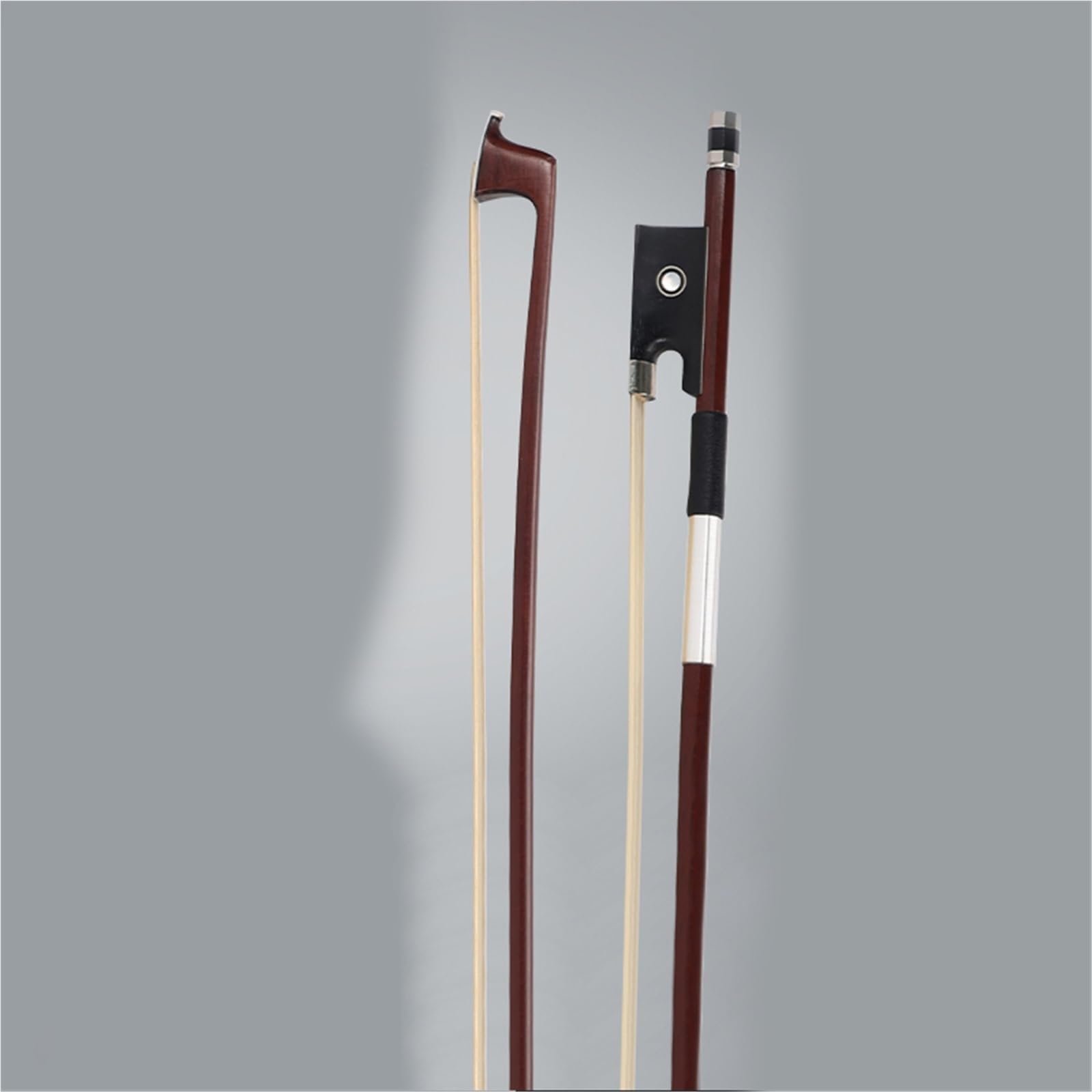 Arco Per Pratica Del Violino Arco per violino per principianti Arco in legno di sandalo rosso brasiliano accessori per strumenti a grandezza naturale con coda di cavallo(1/8 size)