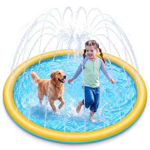 SLOOSH 60' Non-Slip Splash Pad Sprinkler...