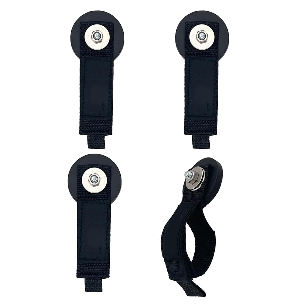 Aundhegrtt Magnetic Hook Tool Holder Hook Tool Holder for Cable,Rope,Wire,Hose,RV(Dia.2.59",4 Pcs)