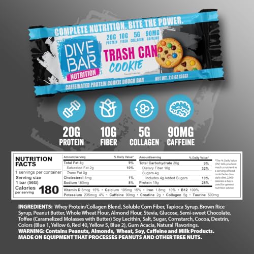 Dive Bar Nutrition Barra Proteica 20g 12 Unidades miniatura 2