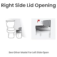 Vista 16 de iTouchless 3 Gallon Sensor Pink Bathroom Trash Can, Your Purchase Supports The Breast Cancer Research Foundation, 10 Liter Slim Touchless Small