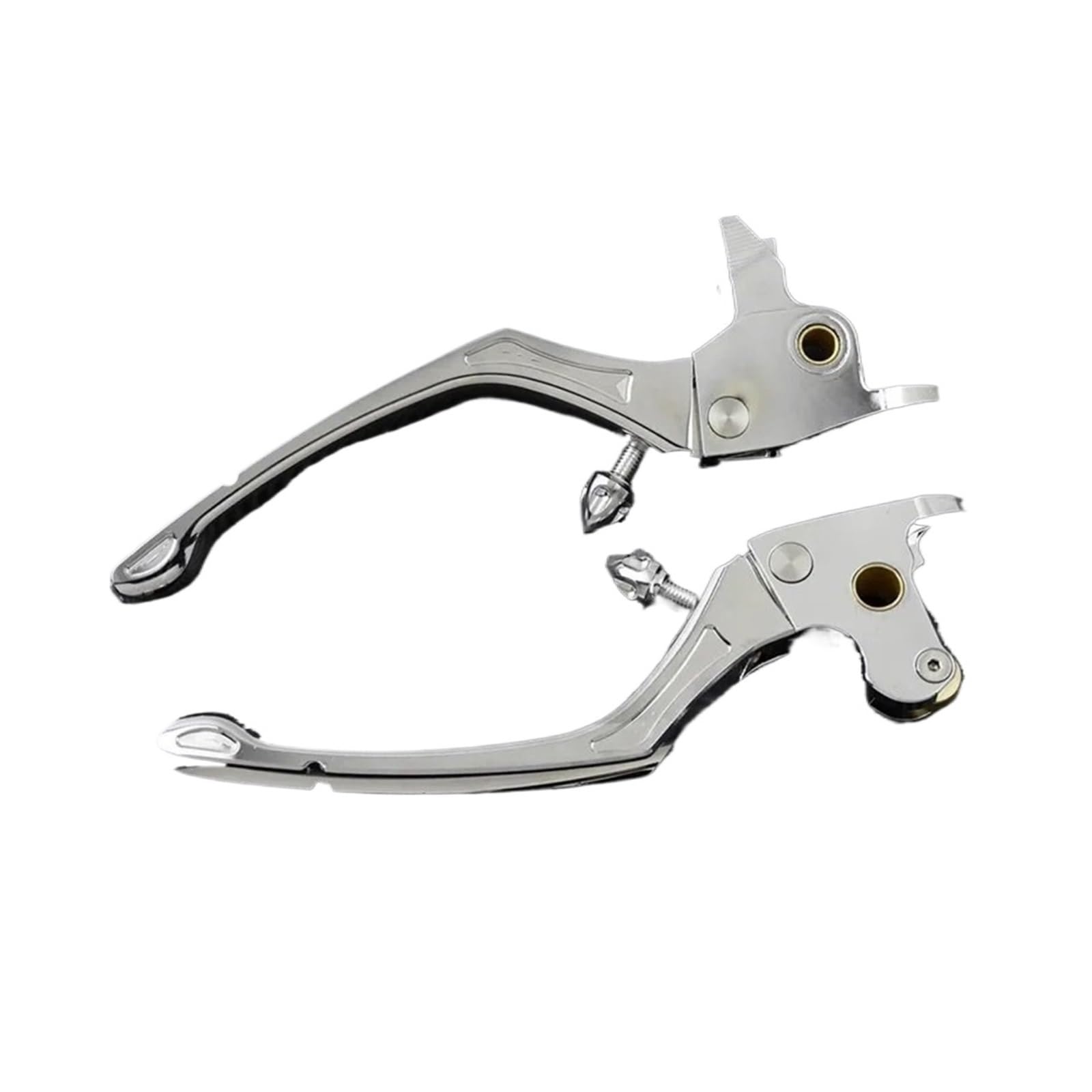 Onve Equipment Motorcycle Brake Handles Motorcycle CNC Brake Clutch Lever Chrome Fit for Harley Touring Electra Glide Standard Street Road King 2008-2019