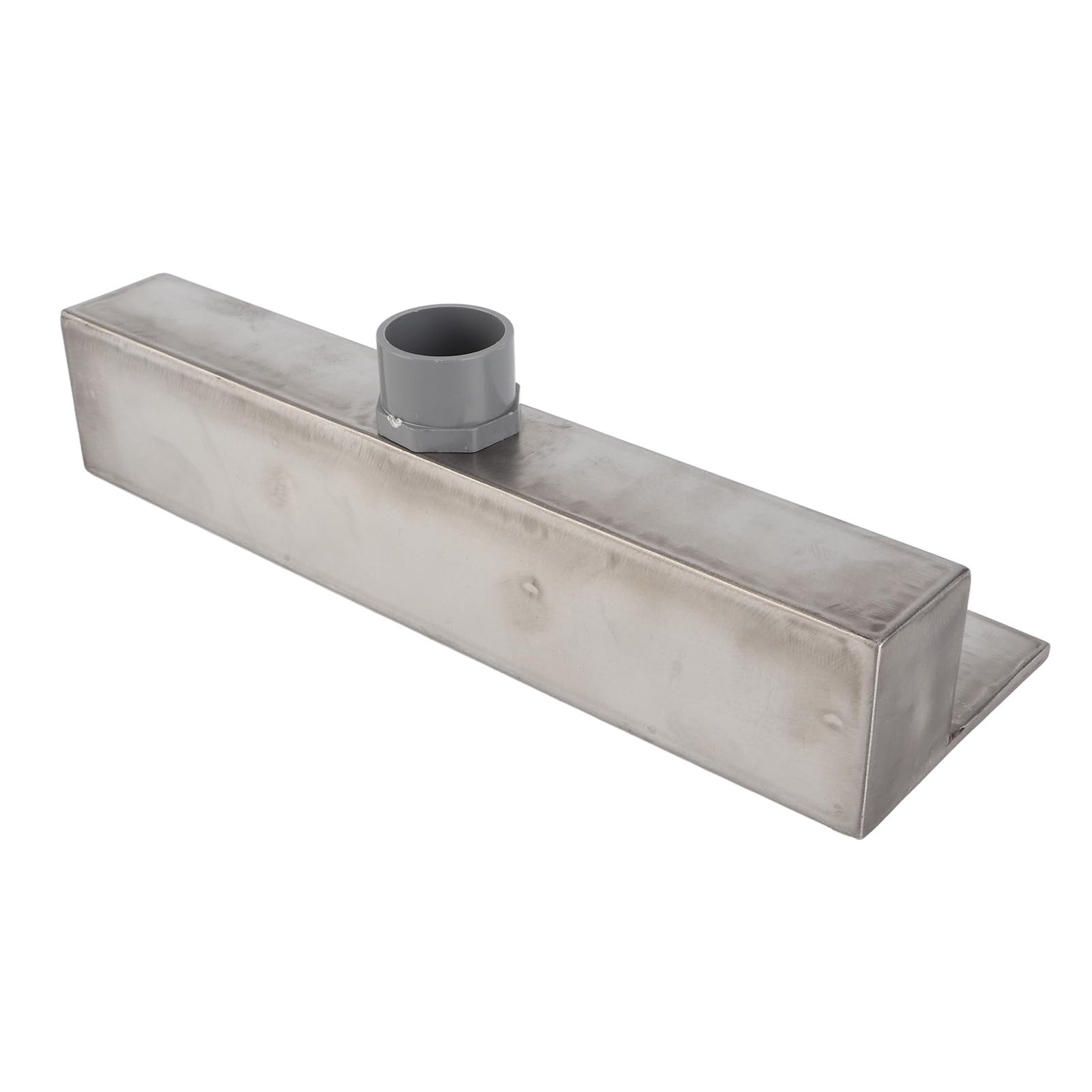Salida de Cascada, Aliviadero de Fuente Decorativo de Acero Inoxidable 304 con Elegante Acabado Pulido y Diseño de Apertura Superior Amplia, para Patio, Jardín, Villa, Piscina (300MM)