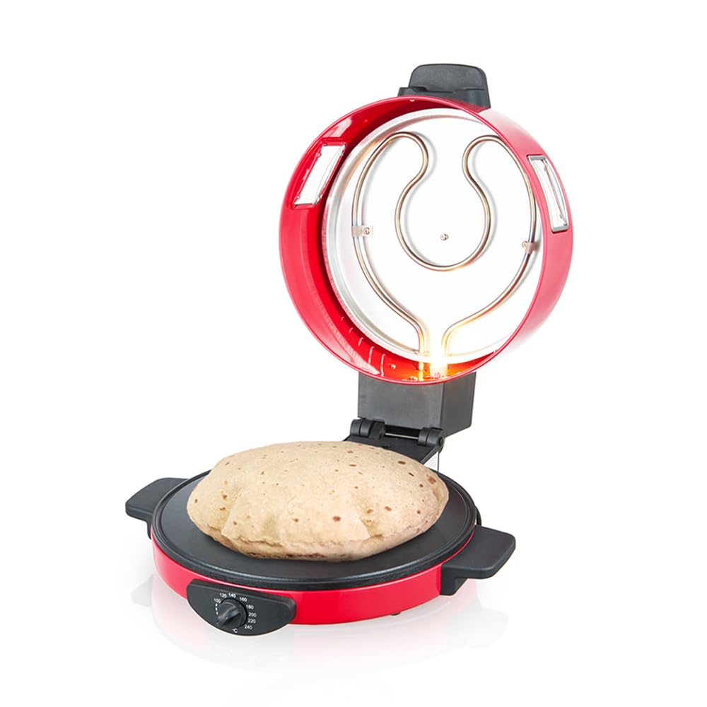 30cm Roti, Tortilla, Pizza Maker, Nl-RM-4979G-RD