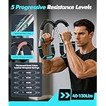 Twister Arm Trainer, Adjustable 5 Resistance Levels (40-130 lbs) Chest & Arm Workout Equipment for Men & Women - Image 3