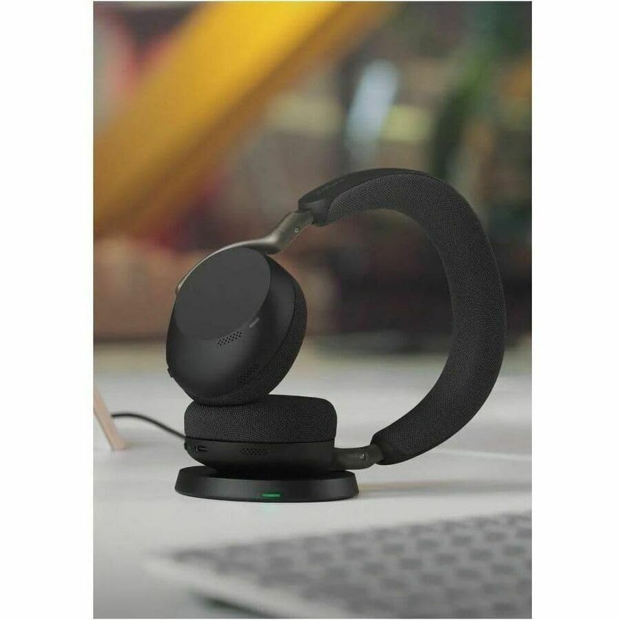 Jabra Evolve3 75 On-Ear Wireless Bluetooth Headset with Microphone, Black - image 2