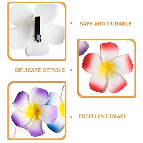 Miniatura 4 de Frangipani - Pinzas para el pelo de flores, accesorios para el cabello de flores, pinzas para el cabello de boda, pinzas decorativas para el