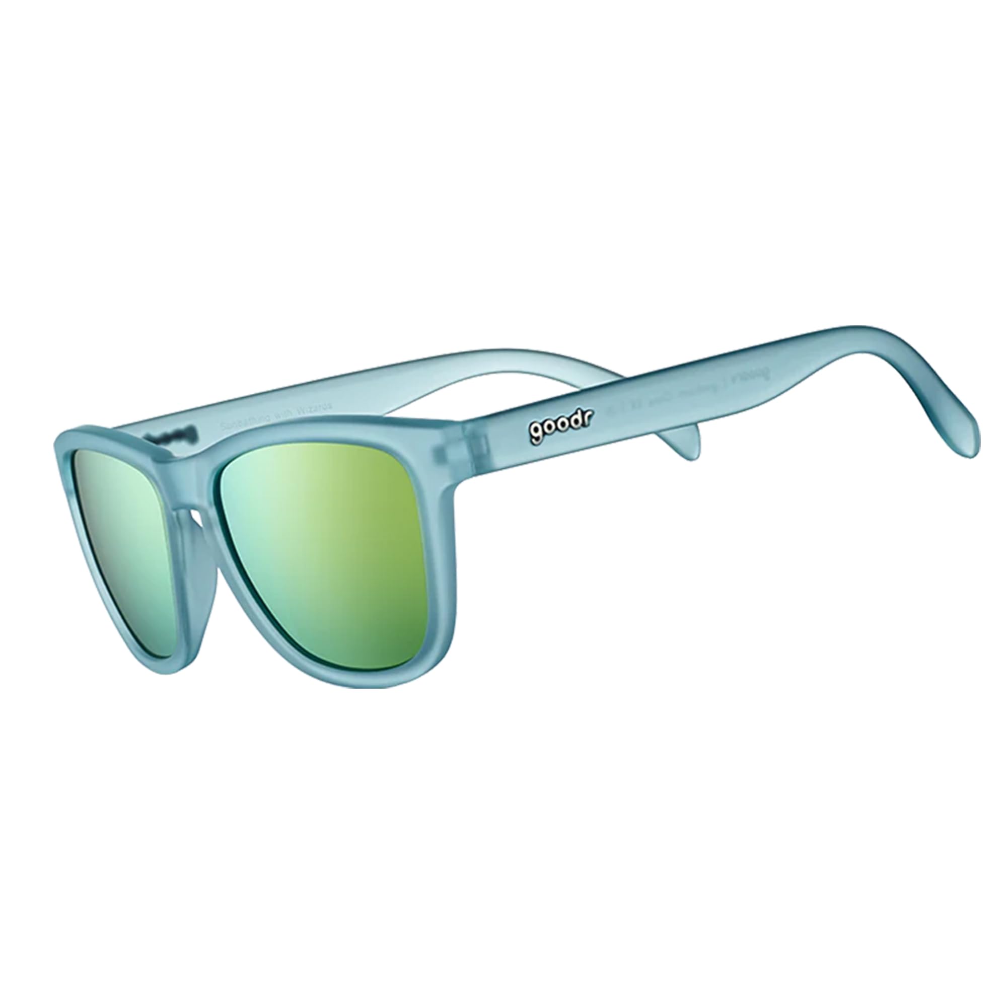 Goodr Unisex Blue Frame Yellow Lens Sunglasses
