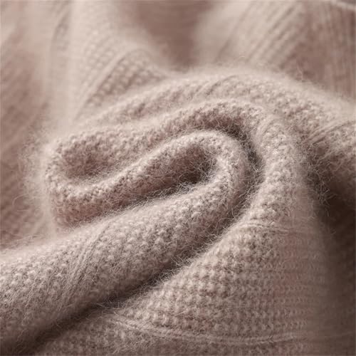 Men's V-Neck Knitted Sweater Thickened Pullover Loose Fit Fall Winter Wool Cashmere Top3